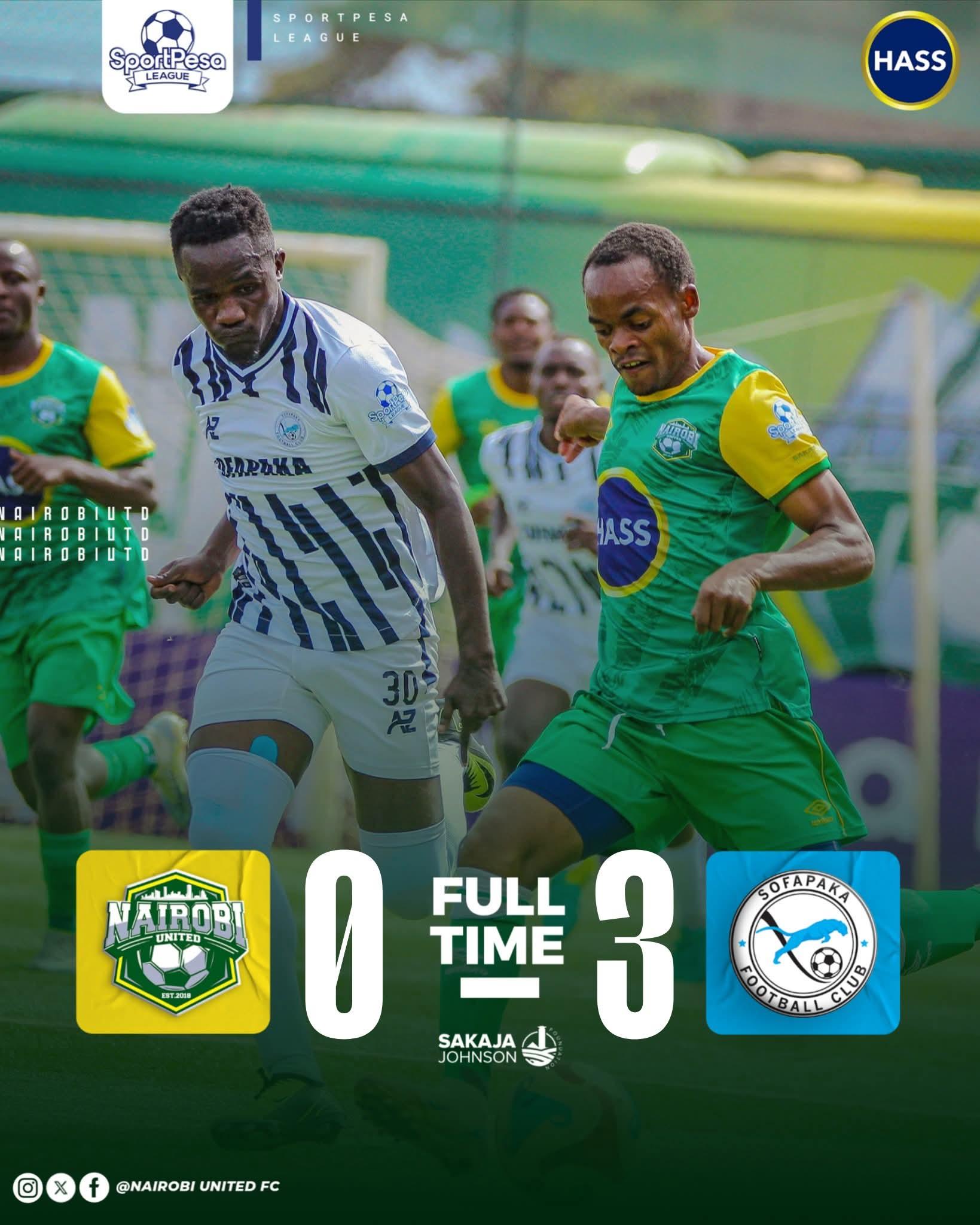 ⚽ Sofapaka FC vs Nairobi United: Batoto Ba Mungu Dominate 3-0 in KPL Comeback Win 💥