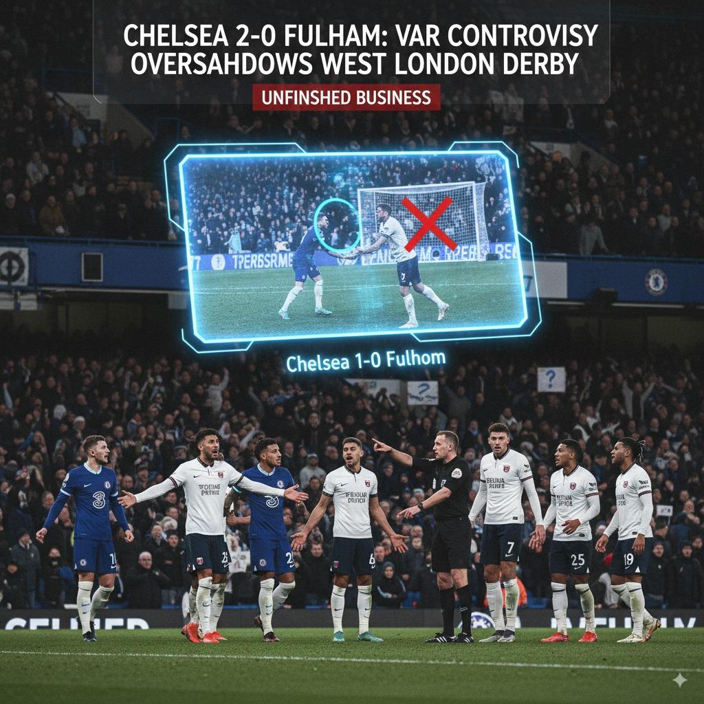 Chelsea 2-0 Fulham:VAR Controversy Overshadows West London Derby