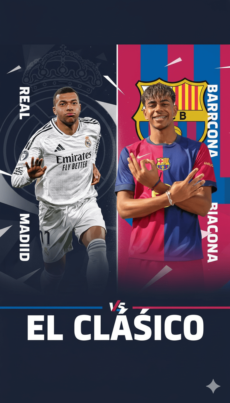 Real Madrid vs Barcelona: El Clásico Top-of-Table Clash | La Liga Preview & Prediction