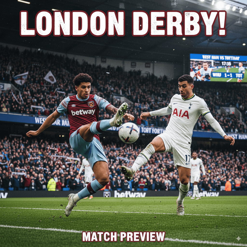 West Ham vs Tottenham Preview: Key Statistics,Predicted Line ups, H2H, Predictions, Team News & Betting Tips